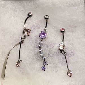 Stainless steel naval rings lot 3